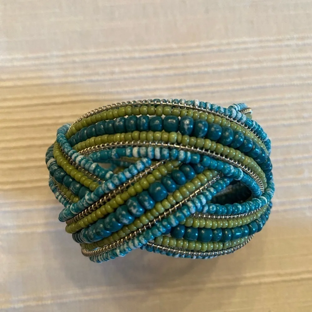 Turquoise Colored Costume Jewelry Bracelets